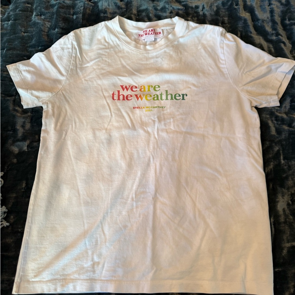 Stella Mccartney White Graphic T-Shirt